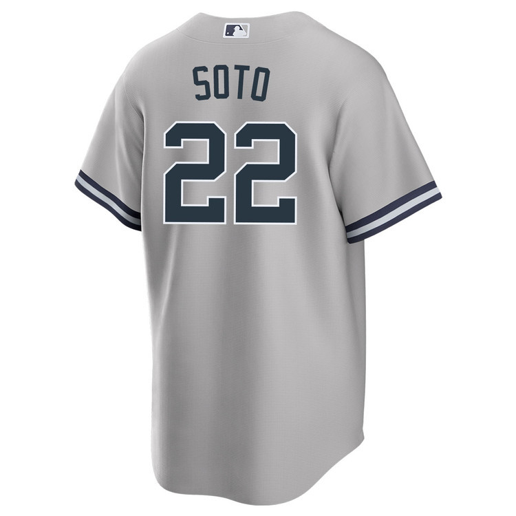 Alternative view of Juan Soto 22 New York Yankees Road Men Baseball Jersey – Gray 