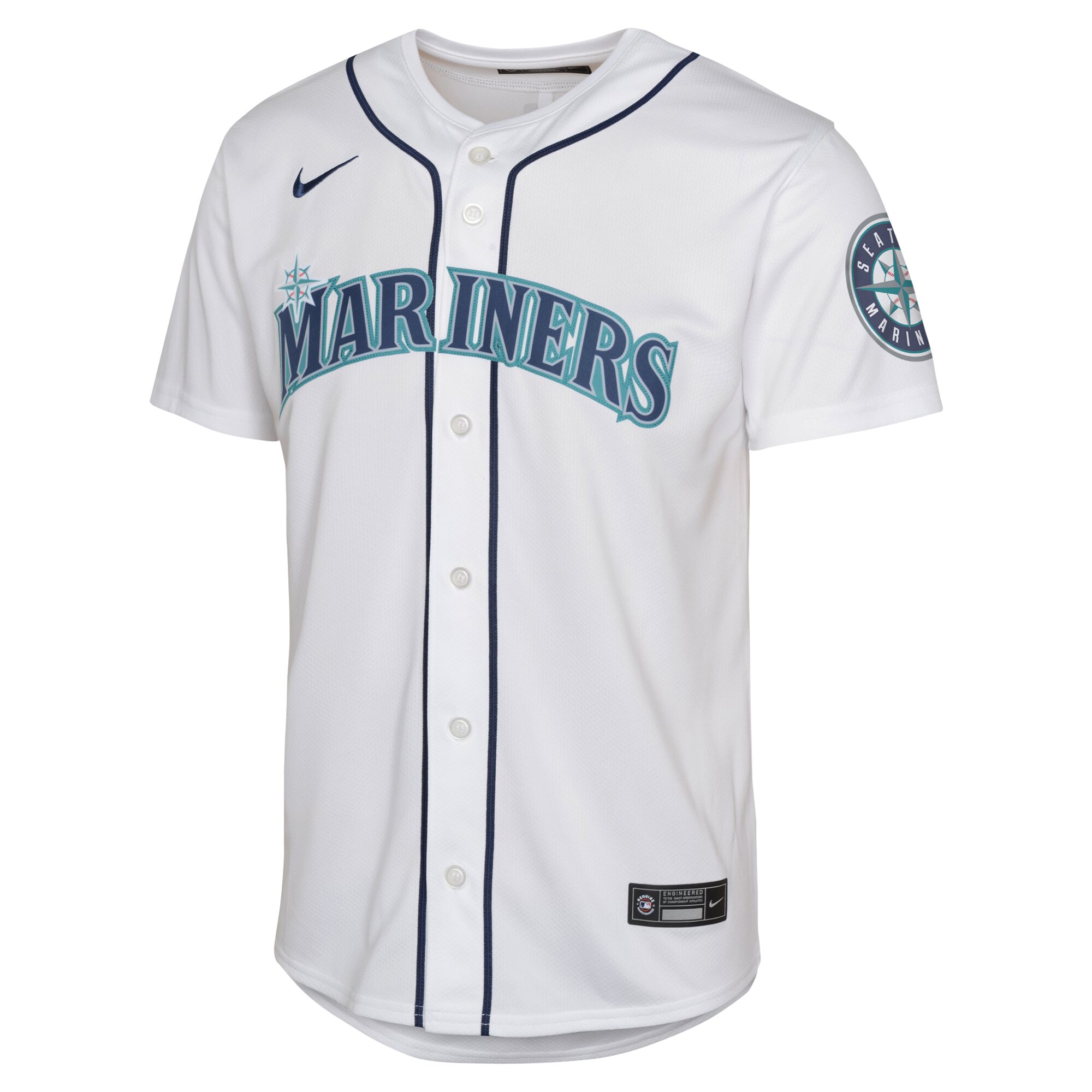Alternative view of Julio RodrÃƒÆ’Ã‚Â­guez Seattle Mariners Youth Home Limited Player Baseball Jersey - White