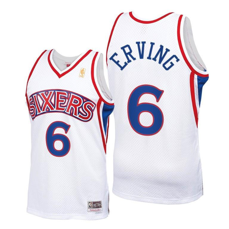 Julius Erving Philadelphia 76ers White Throwback 90s Basketball Jersey HWC Swingman - Men Basketball Jersey - JS481 