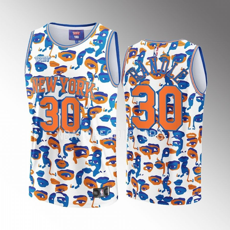 Julius Randle 30 New York Knicks NBA & KidSuper Studios Unisex Hometown Basketball Jersey - JS418 