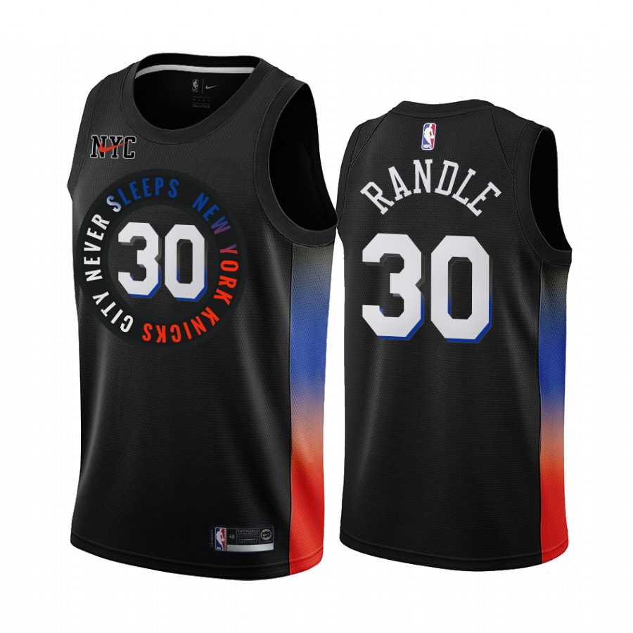 Julius Randle New York Knicks Black City Edition 2020-21 Basketball Jersey