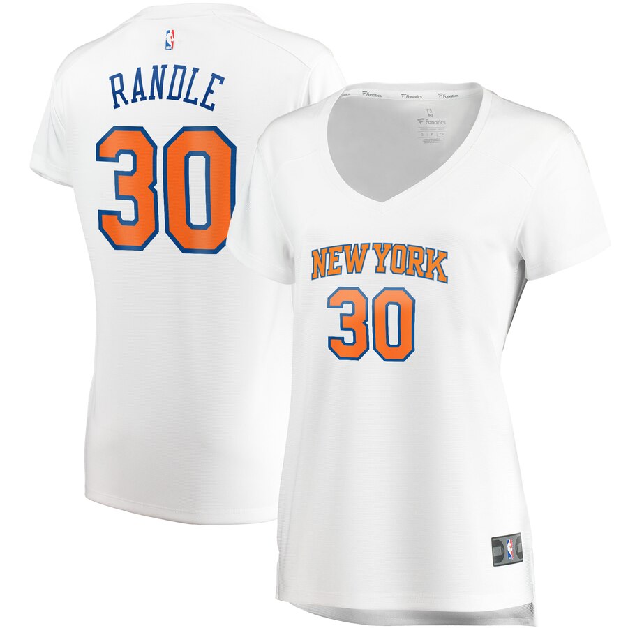 Julius Randle New York Knicks Fanatics Branded Women's Fast Break Player Replica Basketball Jersey - Association Edition - White