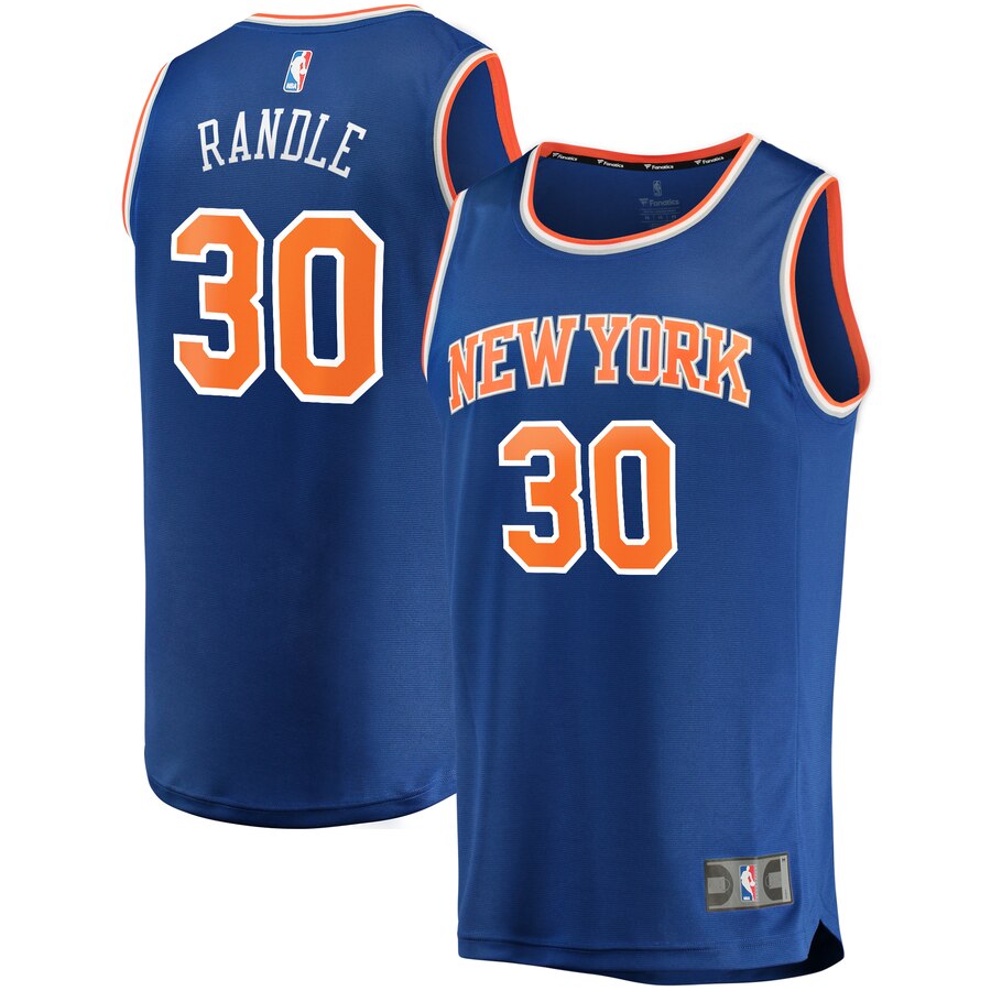 Julius Randle New York Knicks Fanatics Branded Youth Fast Break Replica Player Basketball Jersey - Icon Edition - Blue