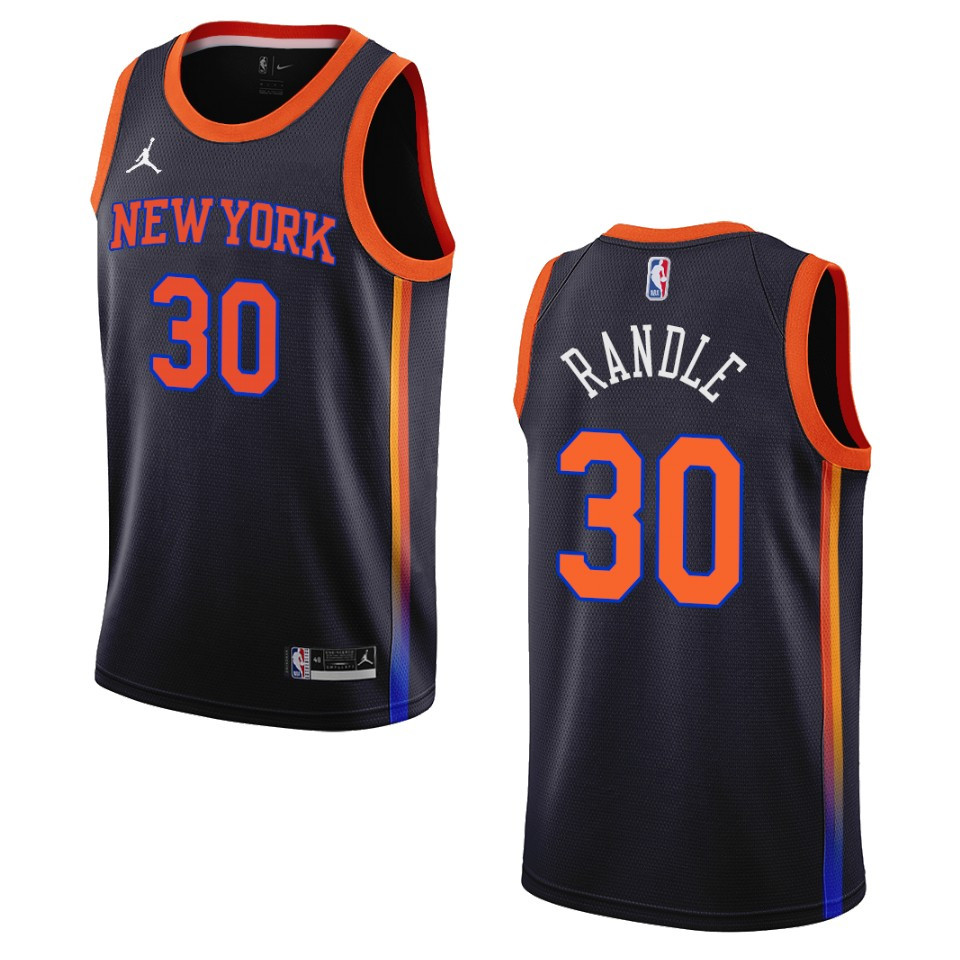 Julius Randle Statement Edition New York Knicks 2022-23 Black Swingman Basketball Jersey