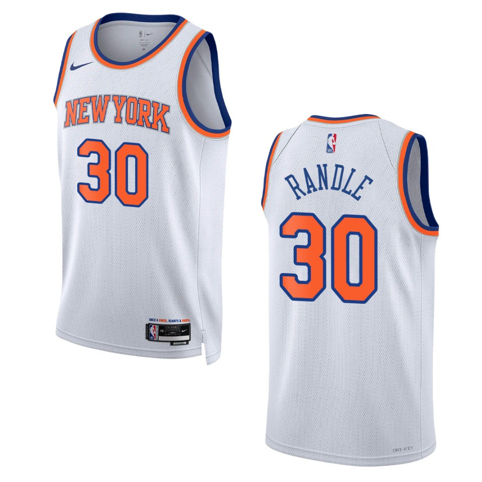 Julius Randle White Association Edition 2022-23 New York Knicks Swingman Basketball Jersey