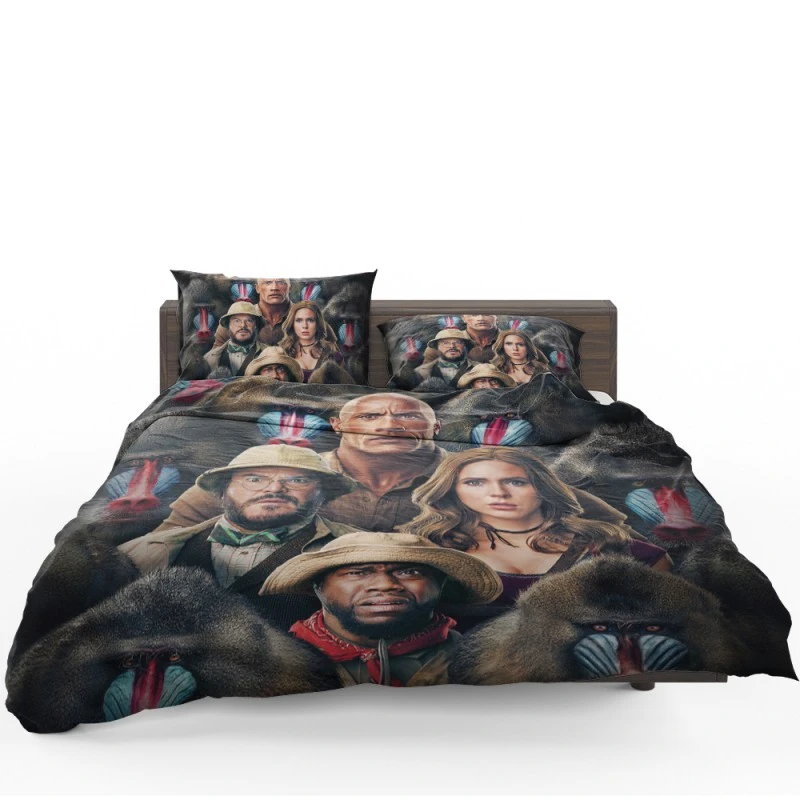 Jumanji The Next Level Movie Cast Poster Bedding Set - Custom Bedding Set