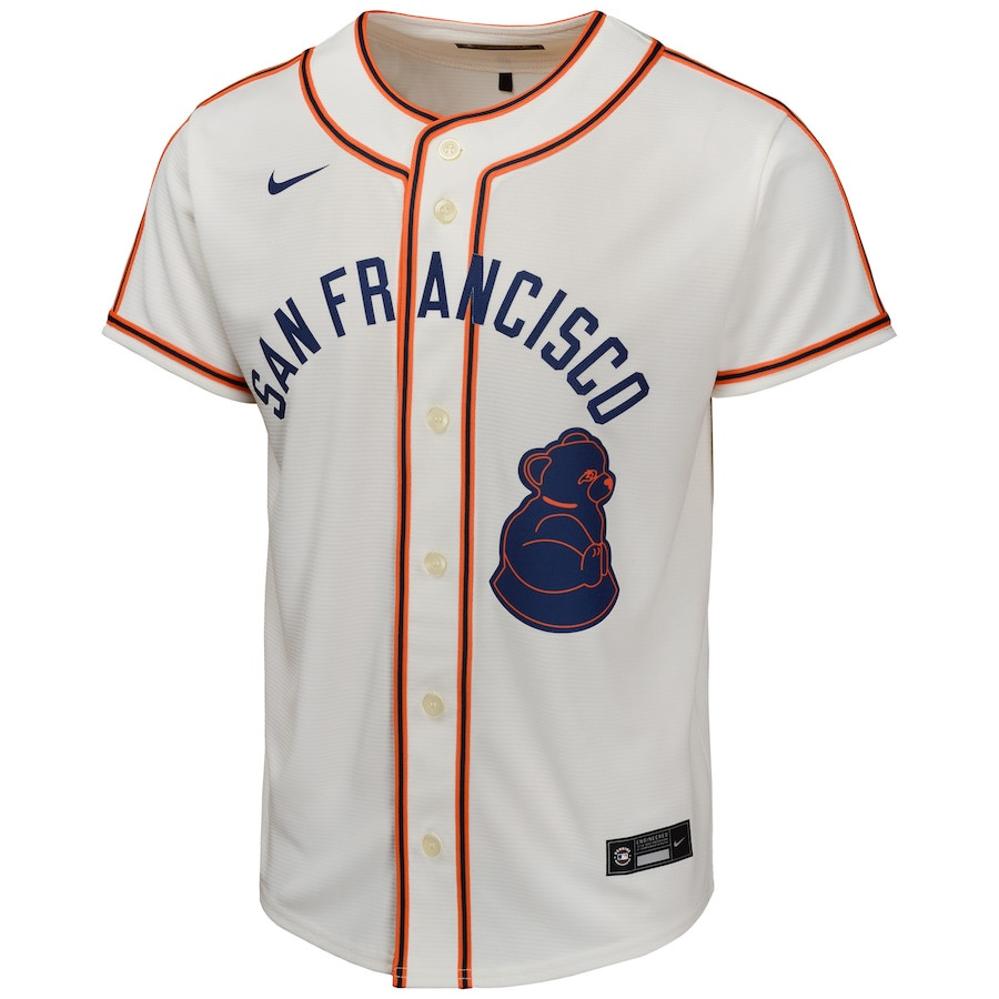 Alternative view of Jung Hoo Lee 51 San Francisco Giants 2024 Rickwood Classic Limited Player YOUTH Baseball Jersey - Cream 