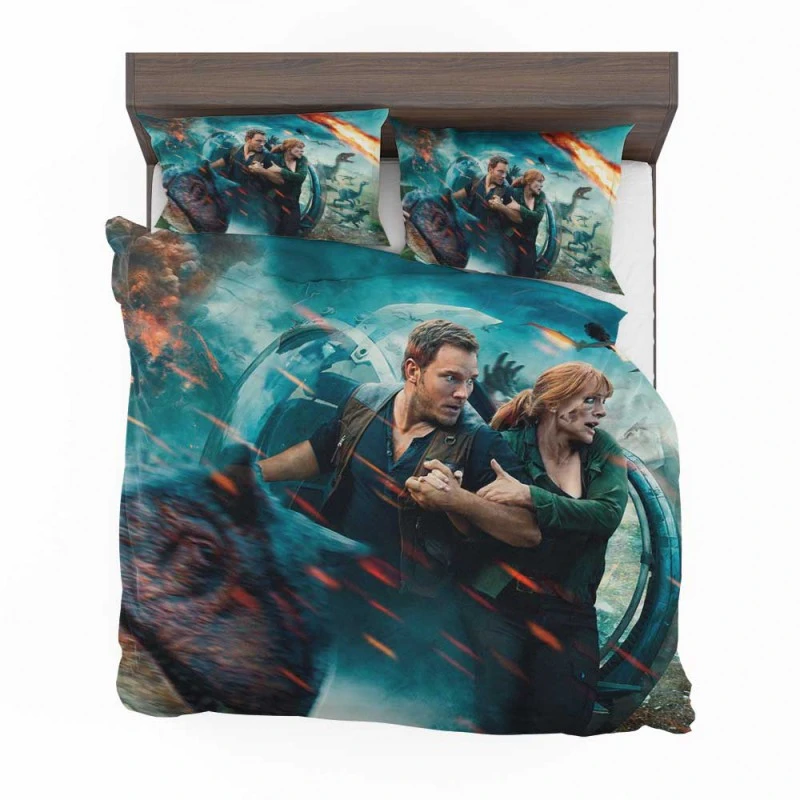 Alternative view of Jurassic World Fallen Kingdom Movie Bryce Dallas Howard Bedding Set - Custom Bedding Set
