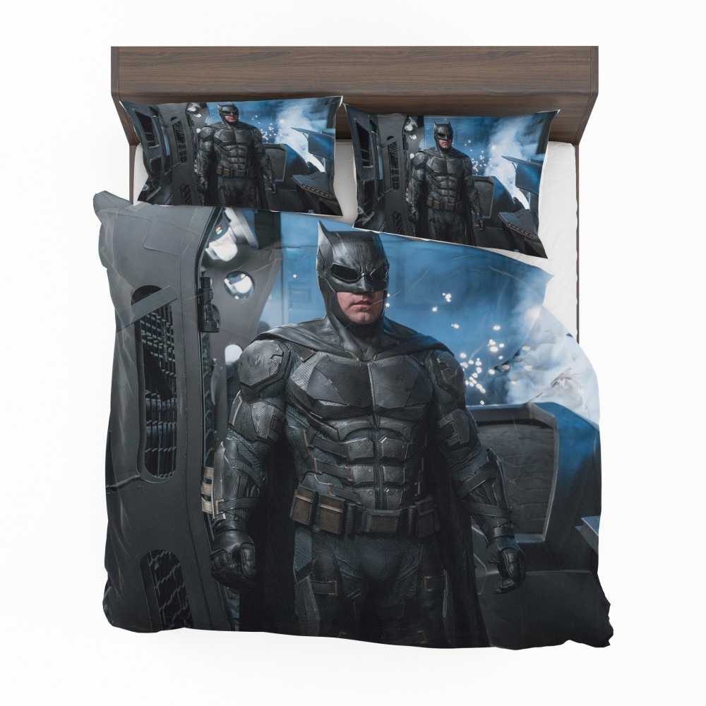 Alternative view of Justice League 2017 Movie Batman Ben Affleck Bruce Wayne Bedding Set - Custom Bedding Set