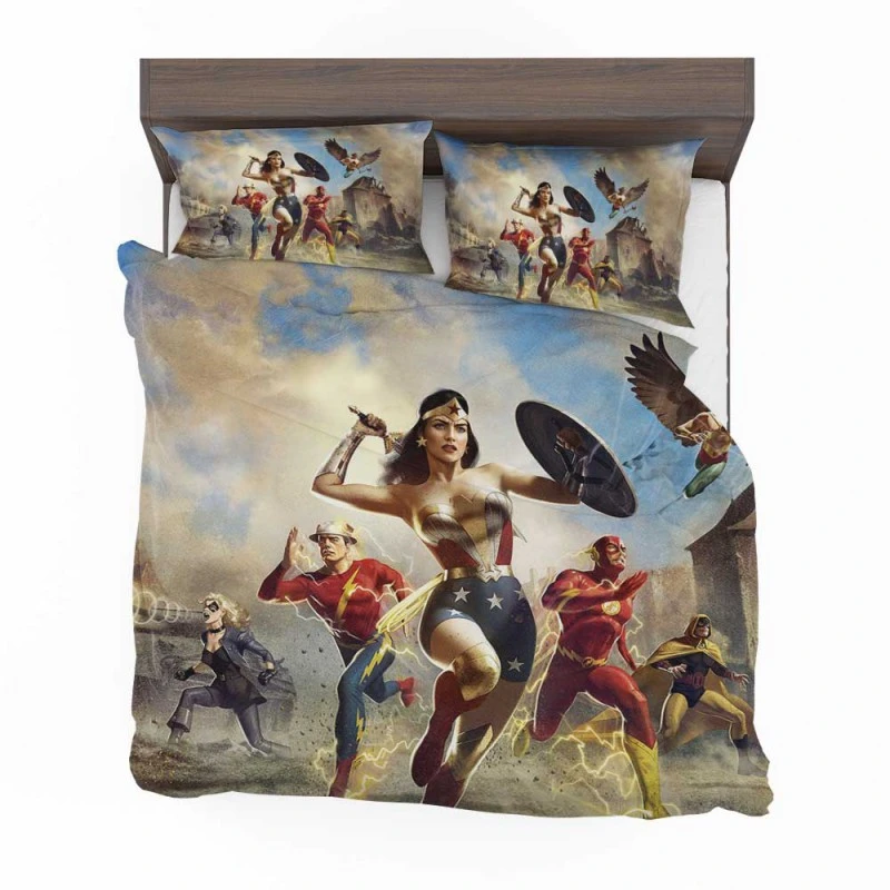 Alternative view of Justice Society World War II Movie Bedding Set - Custom Bedding Set