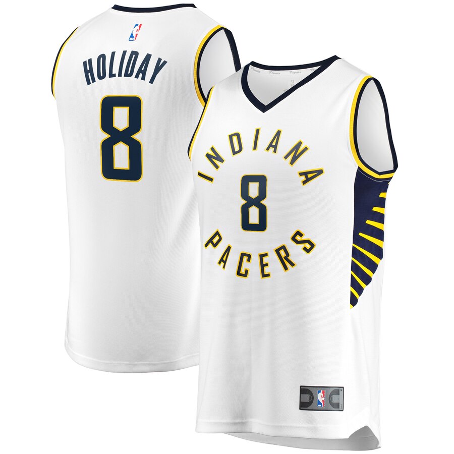 Justin Holiday Indiana Pacers Fanatics Branded Fast Break Player Replica Basketball Jersey - Association Edition - White