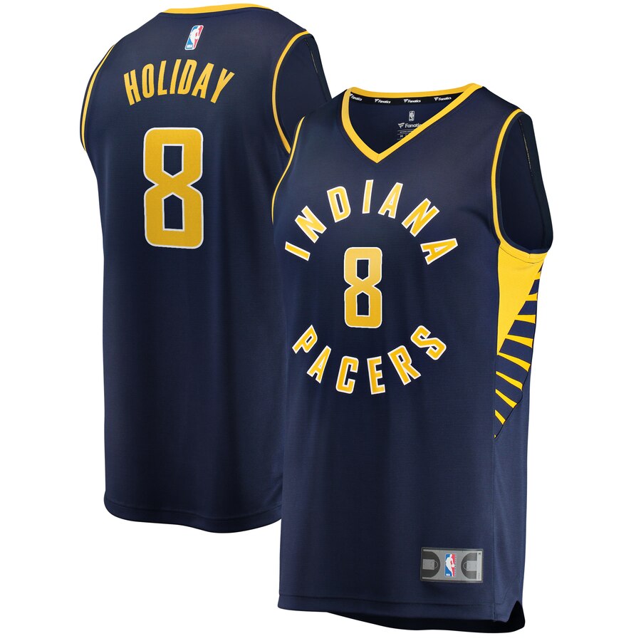 Justin Holiday Indiana Pacers Fanatics Branded Fast Break Player Replica Basketball Jersey - Icon Edition - Navy