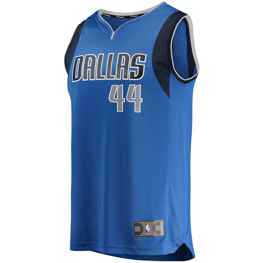 Alternative view of Justin Jackson Dallas Mavericks Fanatics Branded Fast Break Replica Basketball Jersey - Icon Edition - Blue