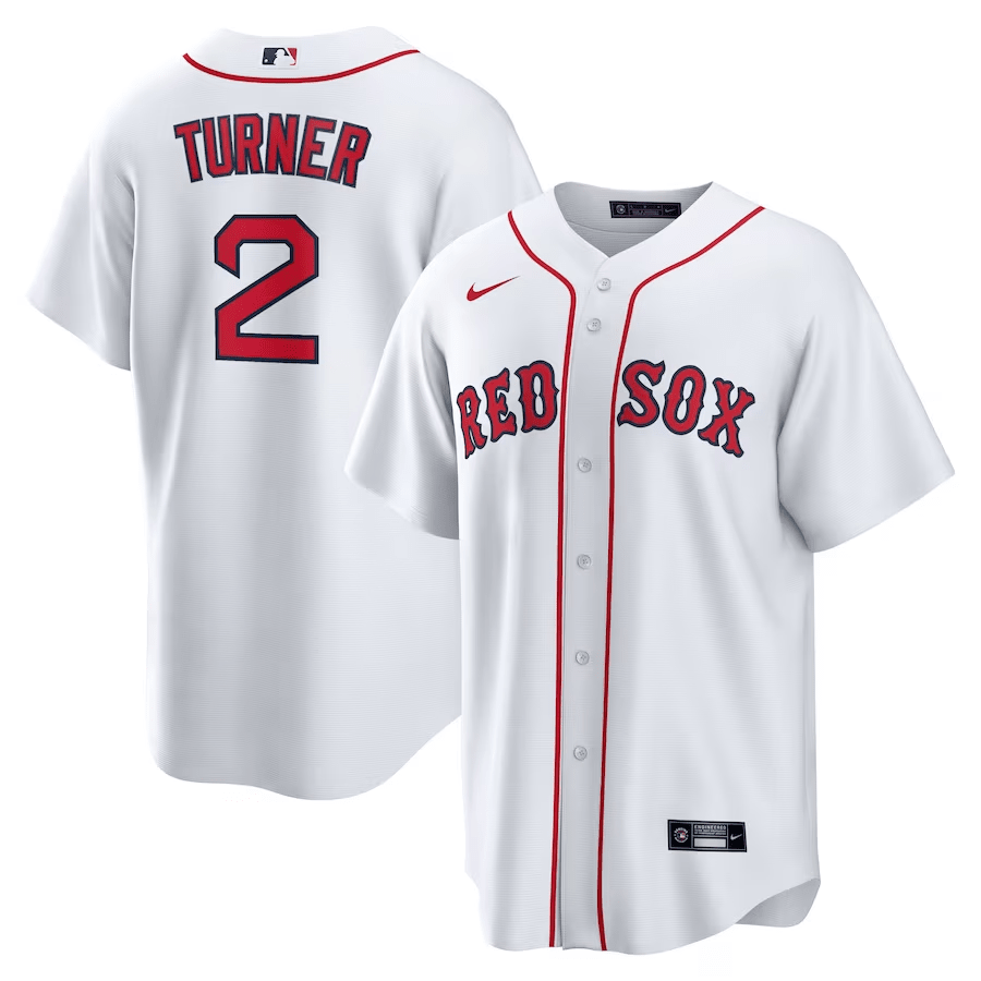 Justin Turner 2 Boston Red Sox Home Men Baseball Jersey - White