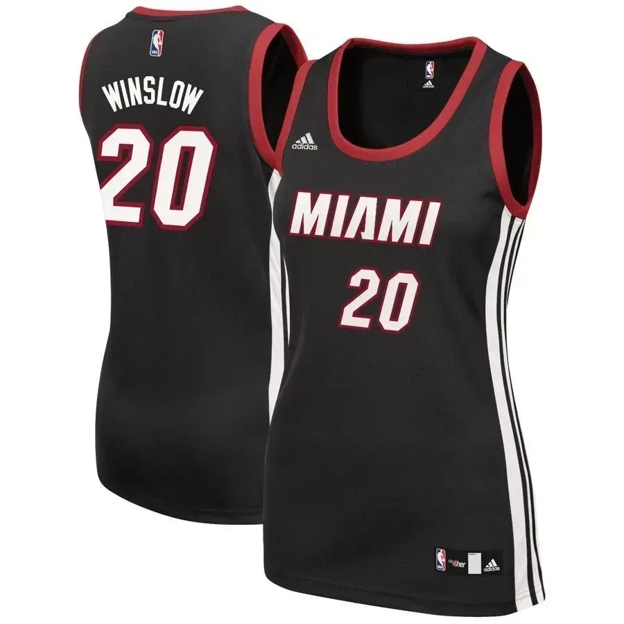 Justise Winslow Miami Heat Women's Basketball Jersey - Black - JS290 