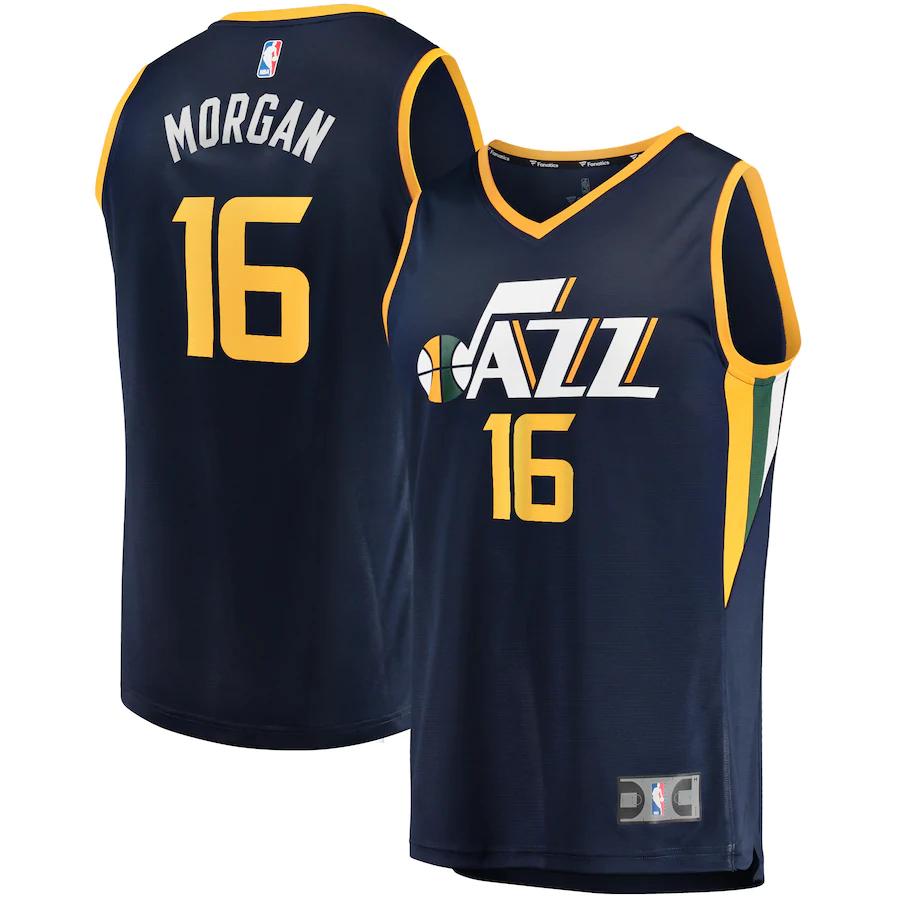 Juwan Morgan Utah Jazz Fanatics Branded Fast Break Player Basketball Jersey - Icon Edition - Navy