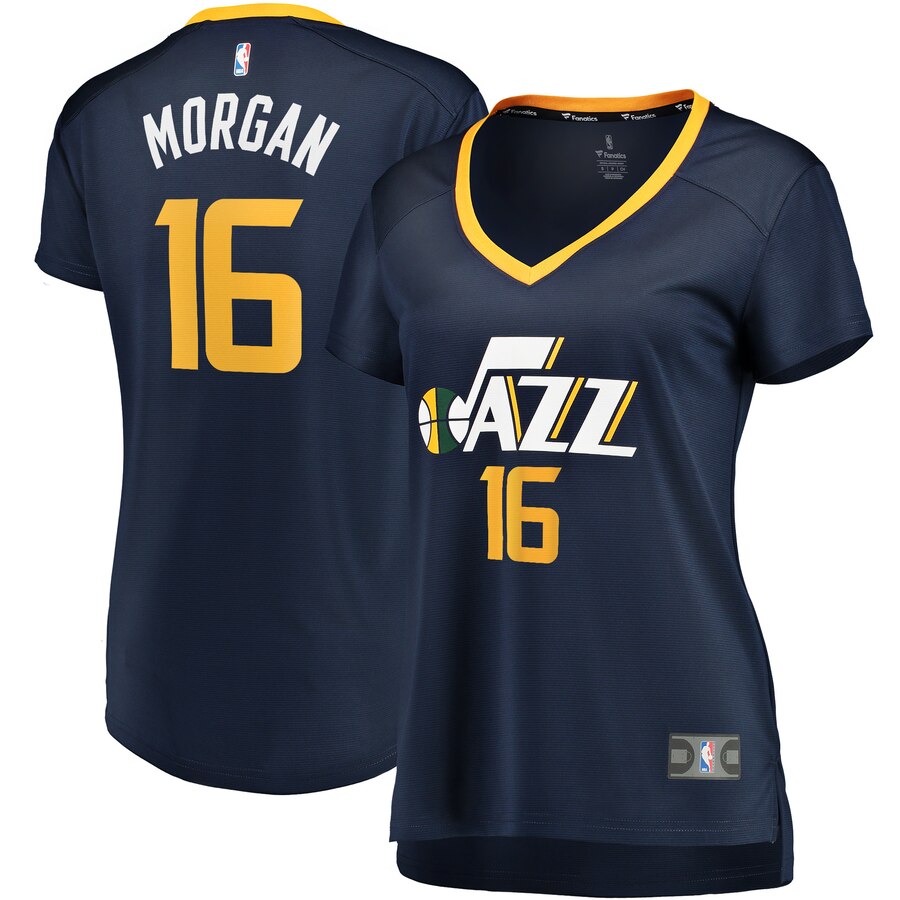 Juwan Morgan Utah Jazz Fanatics Branded Women's Fast Break Player Basketball Jersey - Icon Edition - Navy