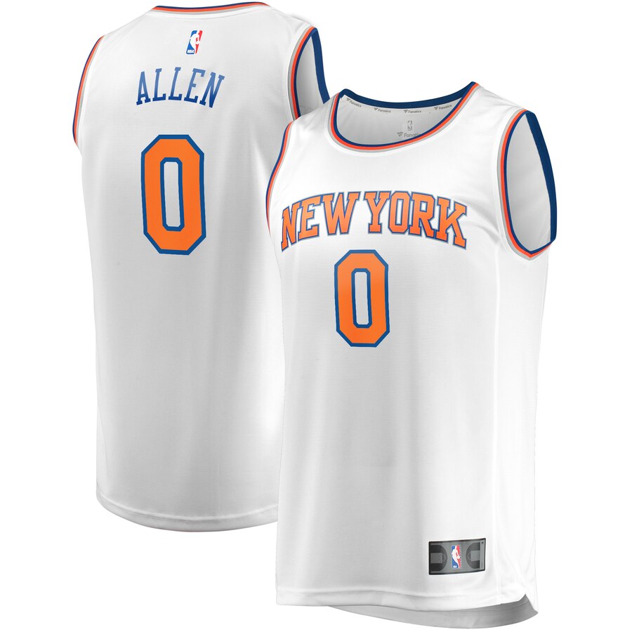 Kadeem Allen New York Knicks Fanatics Branded Fast Break Player Replica Basketball Jersey - Association Edition - White