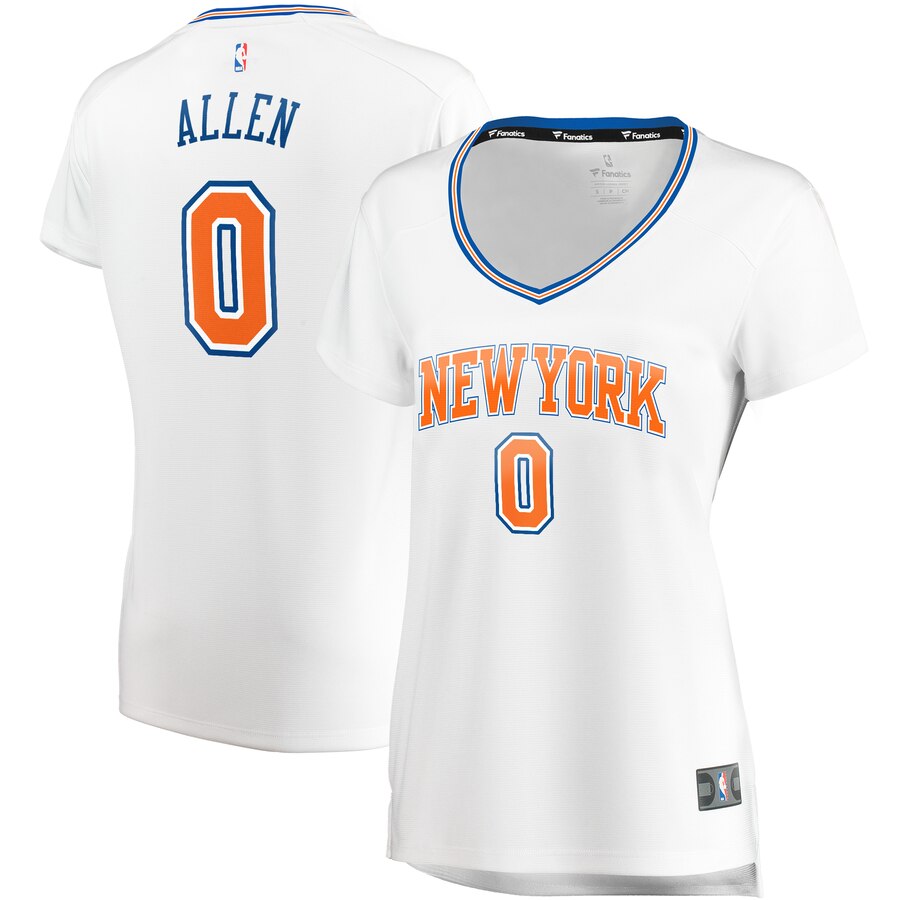Kadeem Allen New York Knicks Fanatics Branded Women's Fast Break Player Replica Basketball Jersey - Statement Edition - White