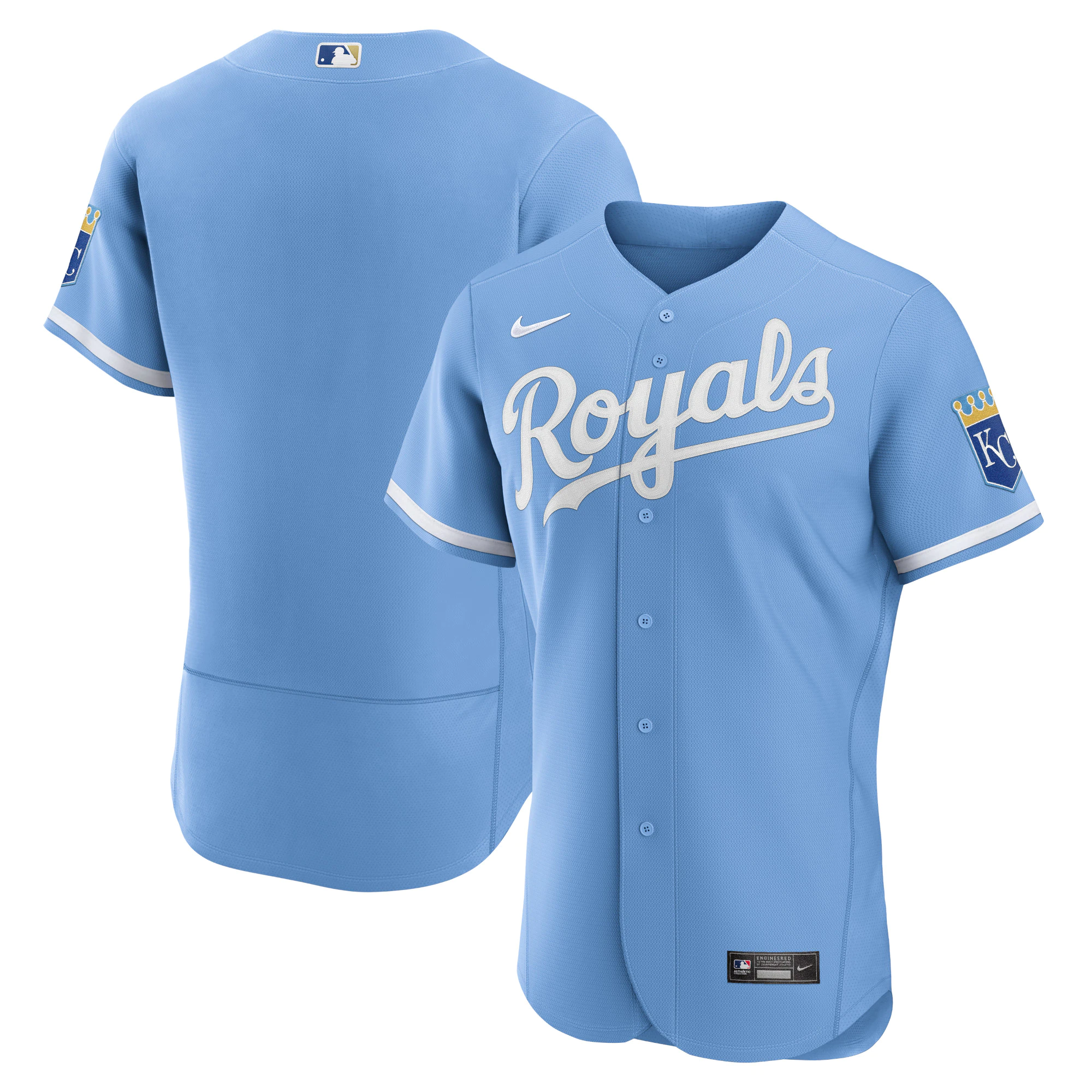 Kansas City Royals 2022 Alternate Authentic Baseball Jersey – Light Blue