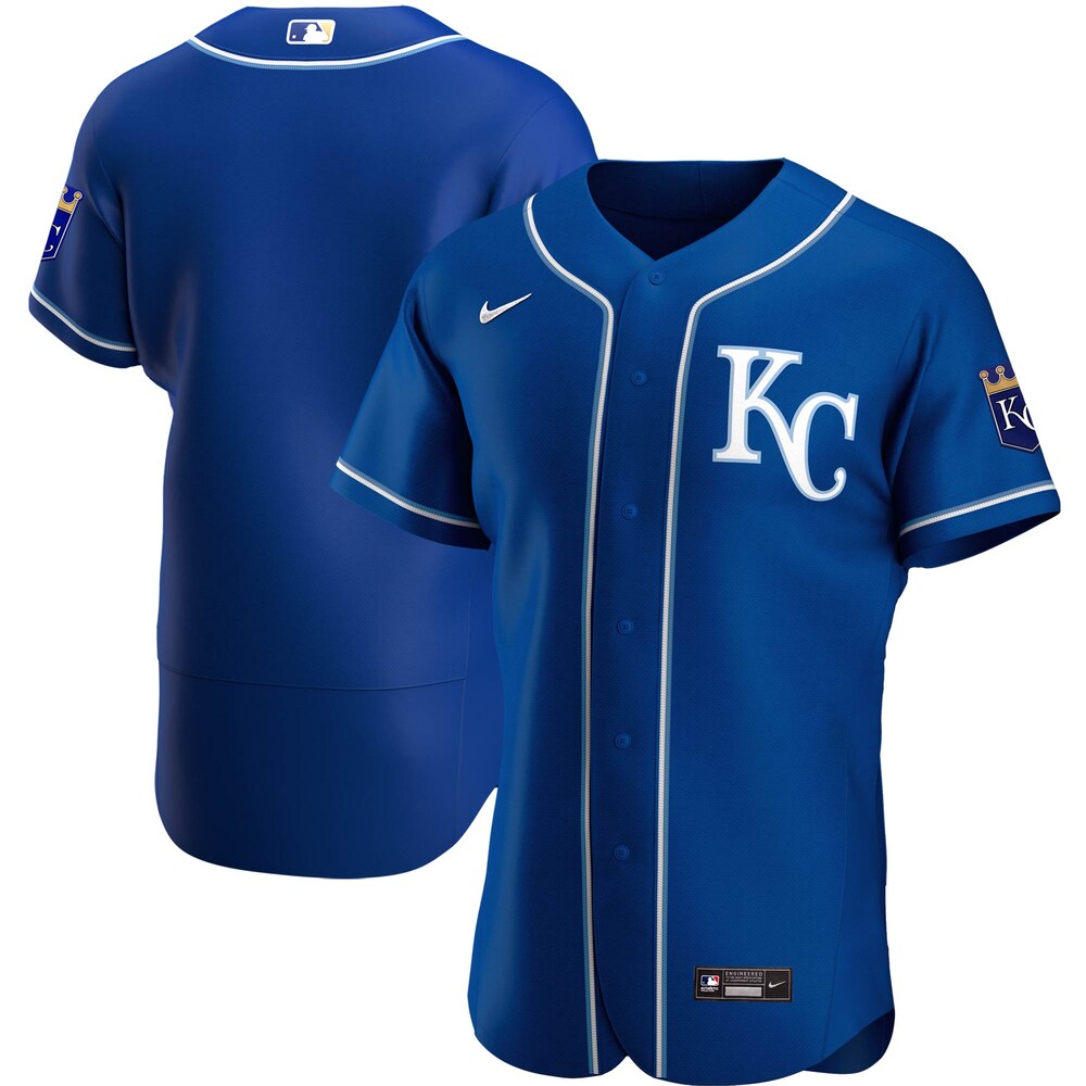 Kansas City Royals Alternate 2020 Team Logo Baseball Jersey - Royal
