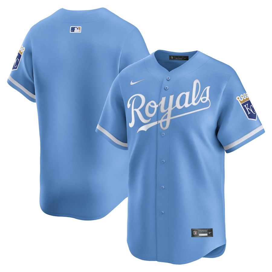 Kansas City Royals Alternate Limited Men Baseball Jersey - Light Blue 
