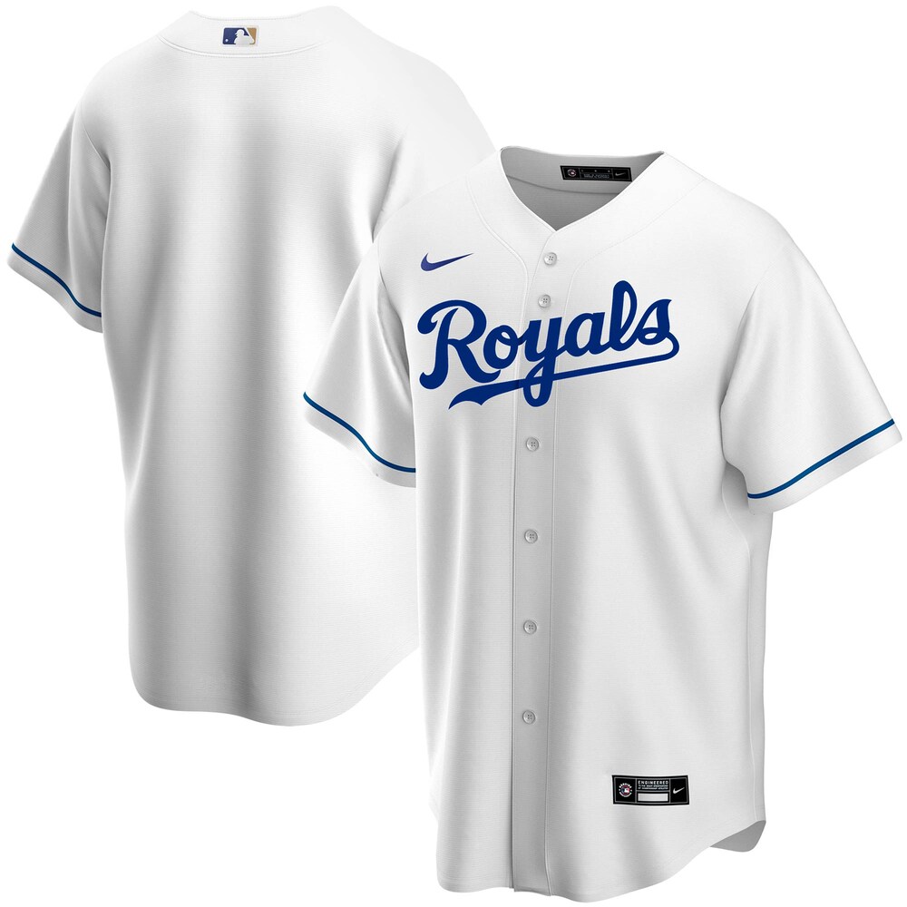 Kansas City Royals Home 2020 Team Baseball Jersey - White