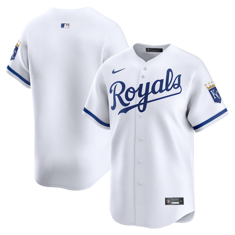 Kansas City Royals Home Limited YOUTH Baseball Jersey - White 
