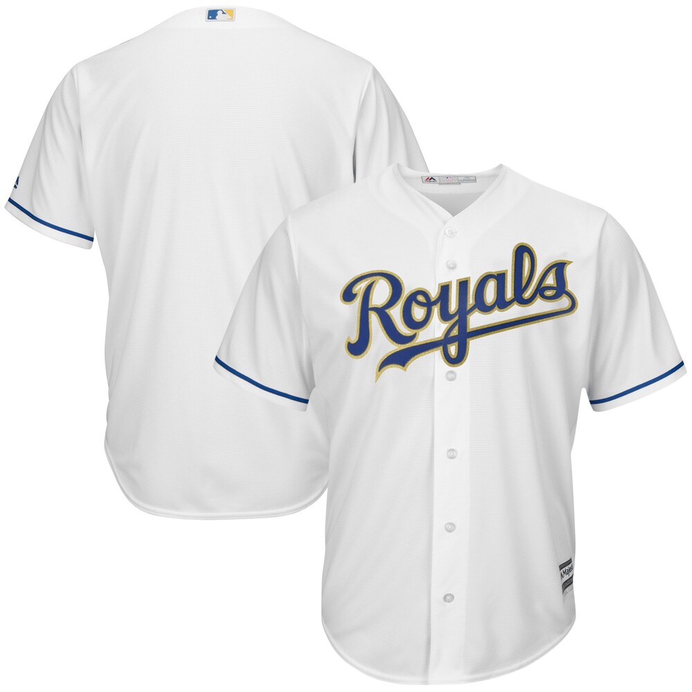 Kansas City Royals Majestic 2017 Home Cool Base Team Baseball Jersey - White