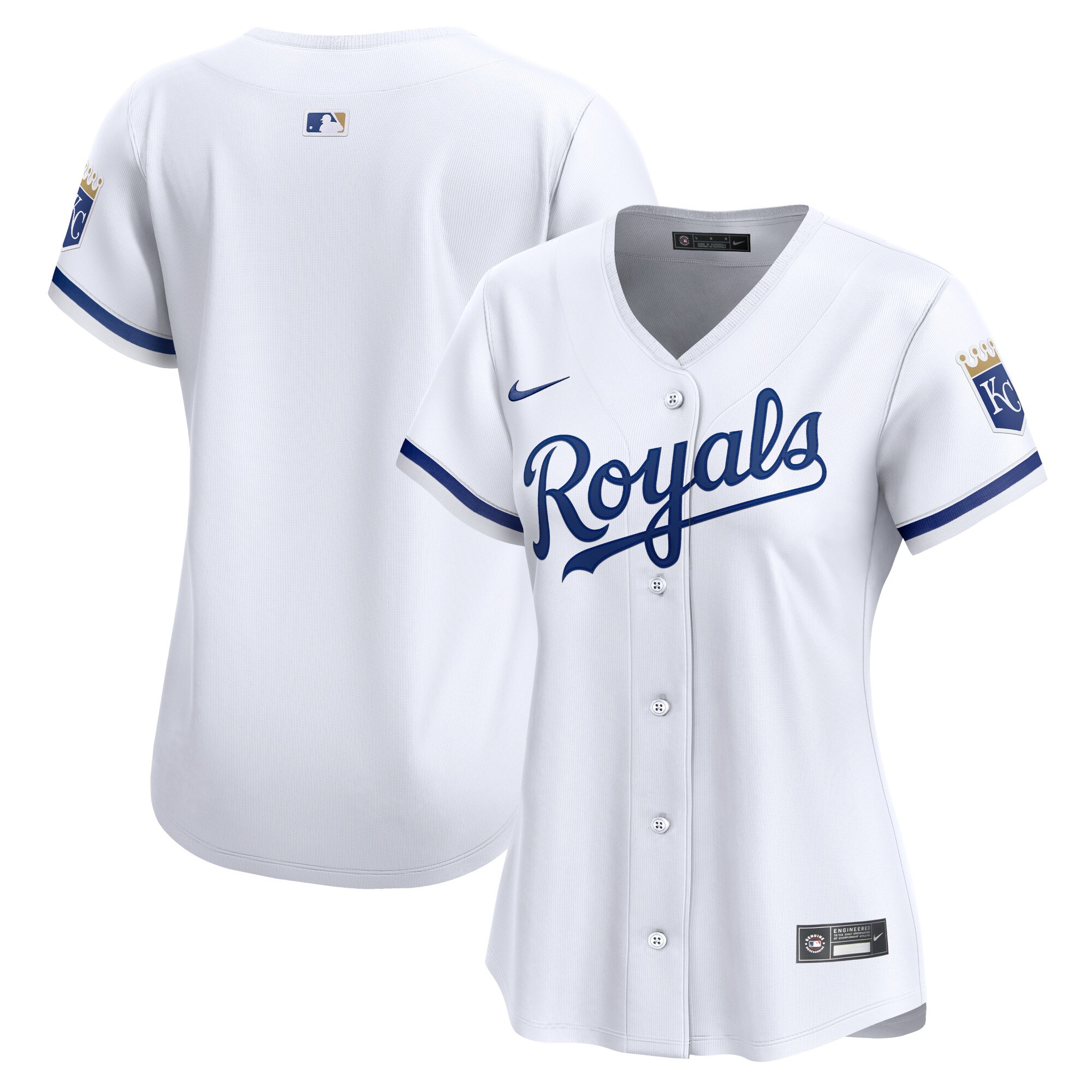 Kansas City Royals Women's Home Limited Baseball Jersey - White