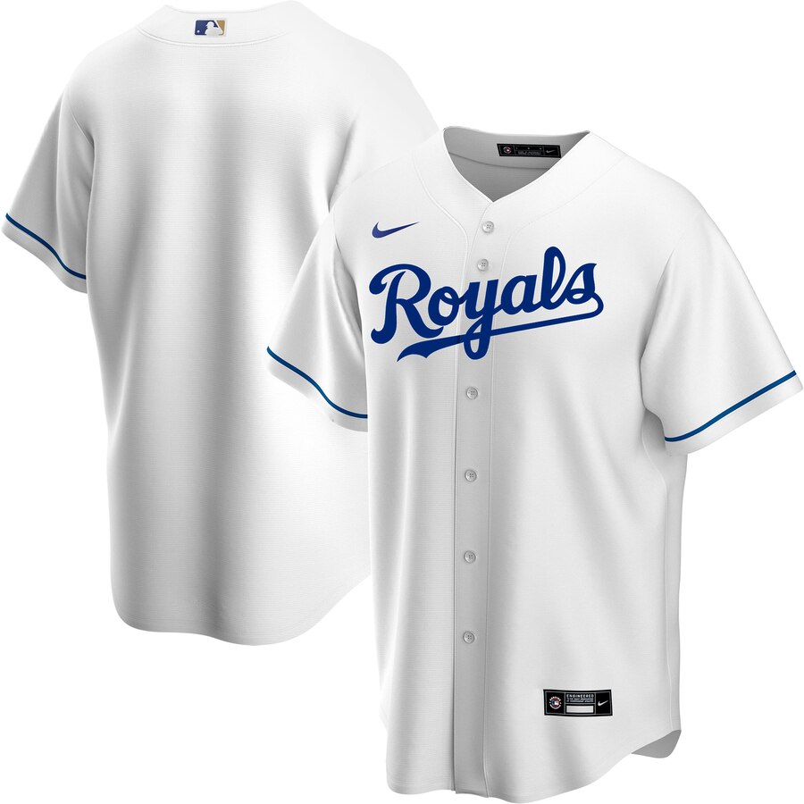 Kansas City Royals Youth Home 2020 Replica Team Baseball Jersey - White