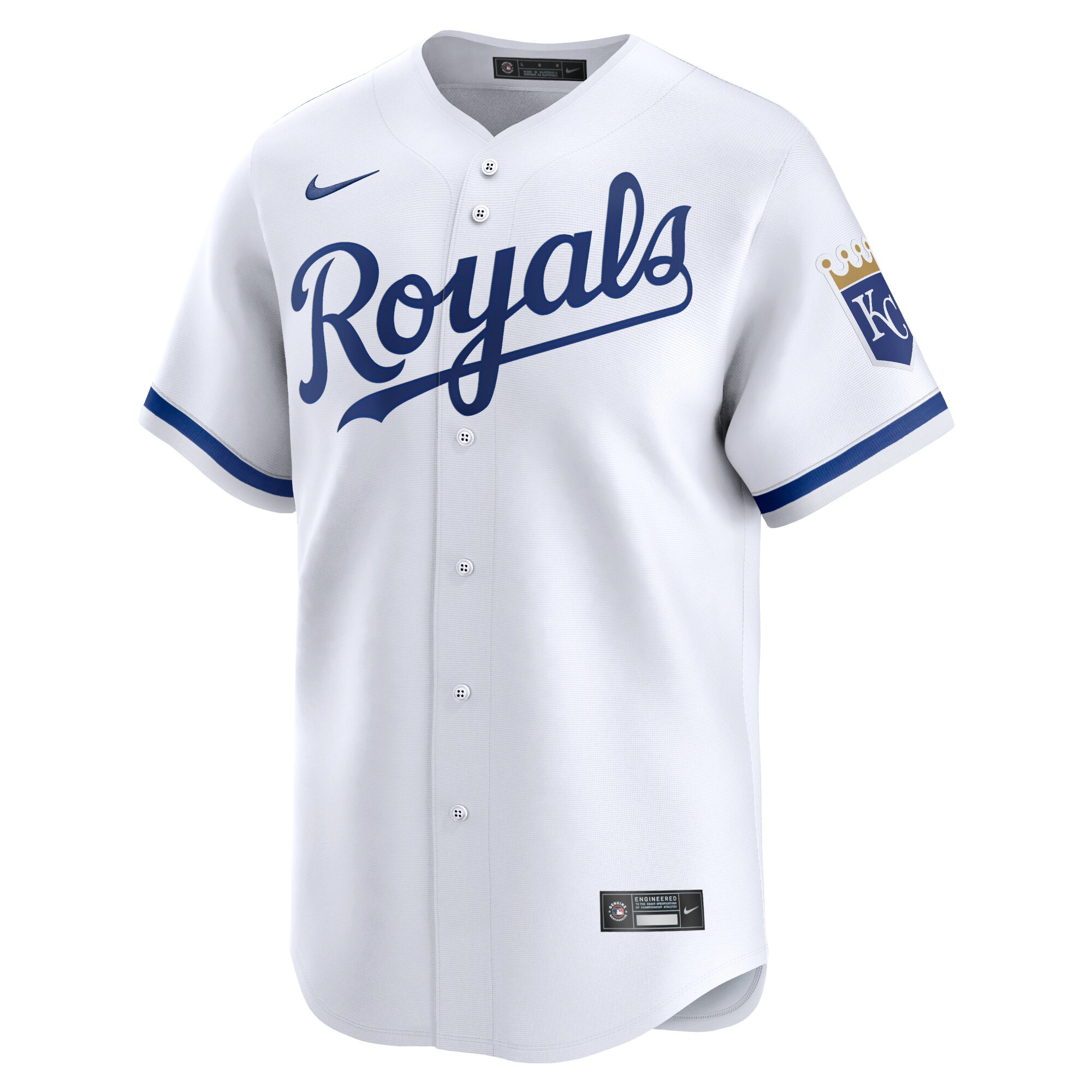 Alternative view of Kansas City Royals Youth Home Limited Baseball Jersey - White
