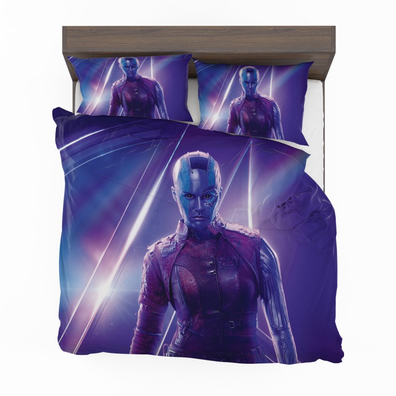 Alternative view of Karen Gillan Nebula Avengers Bedding Set - Custom Bedding Set