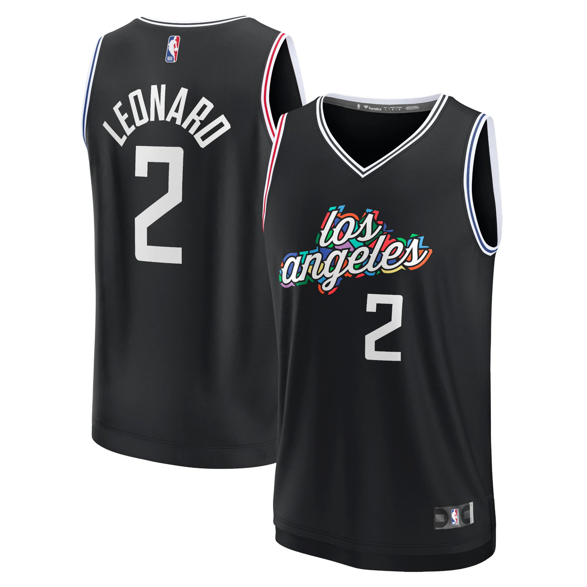 Kawhi Leonard La Clippers Fanatics Branded 2022/23 Fastbreak Basketball Jersey - City Edition - Black