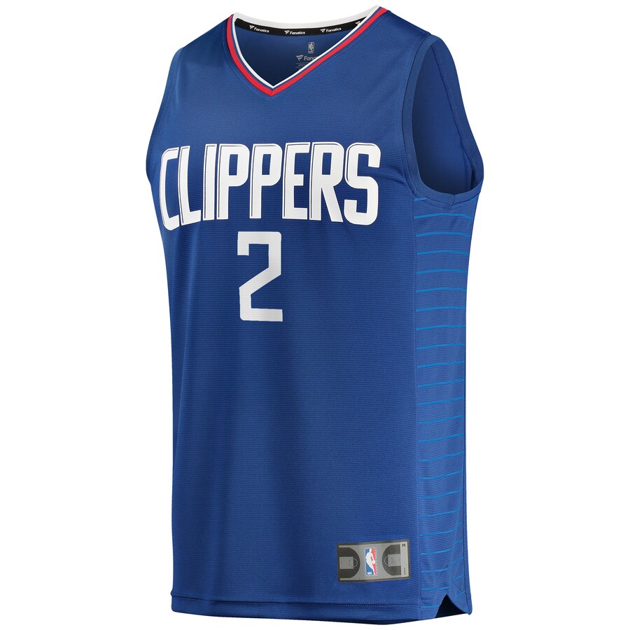 Alternative view of Kawhi Leonard La Clippers Fanatics Branded Youth Fast Break Player Basketball Jersey – Icon Edition – Royal