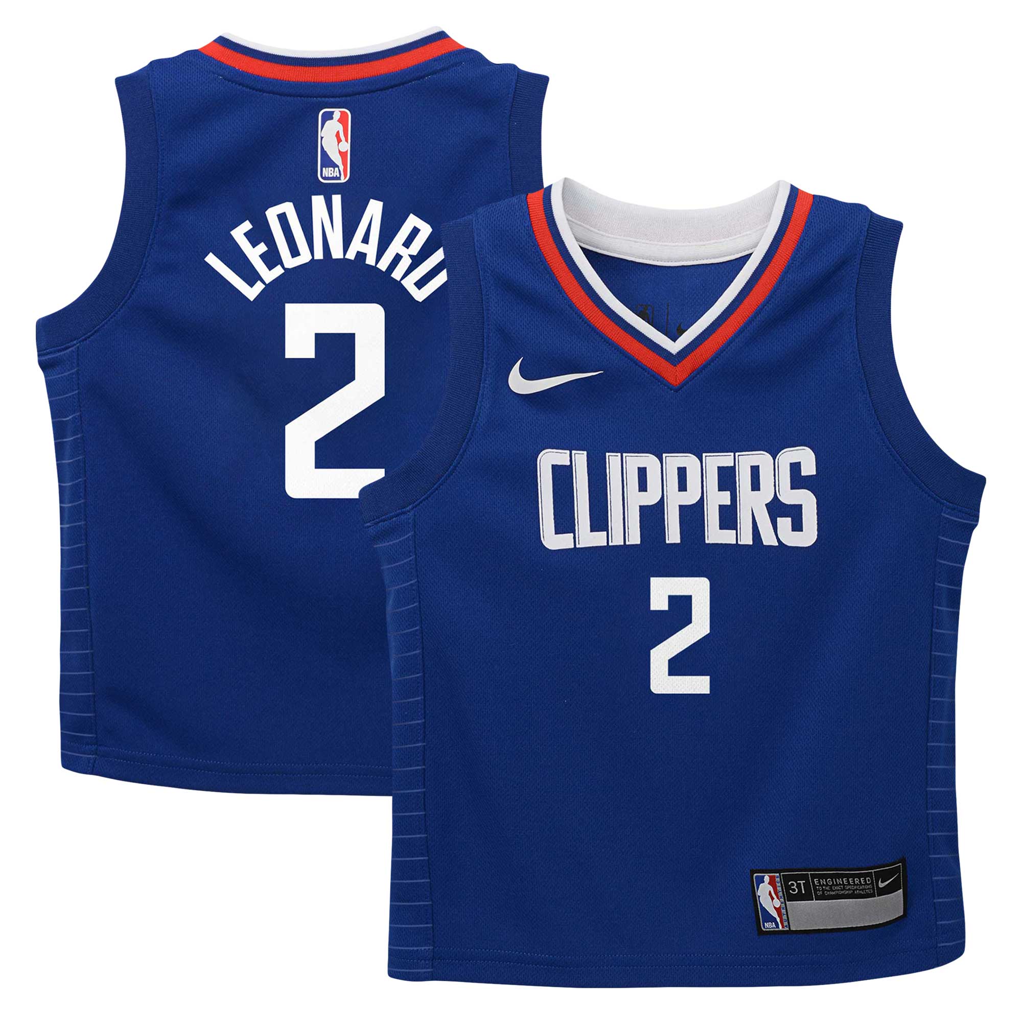 Kawhi Leonard La Clippers Toddler Swingman Player Basketball Jersey - Icon Edition - Blue