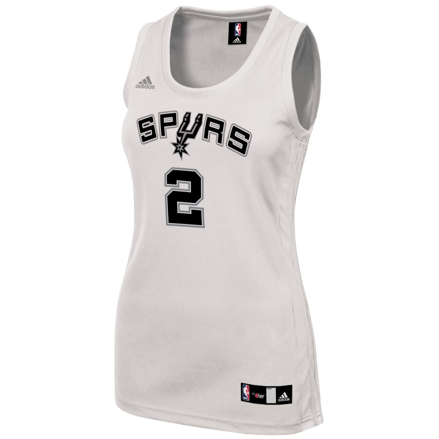 Alternative view of Kawhi Leonard San Antonio Spurs Adidas Women's Fashion Replica Basketball Jersey - White