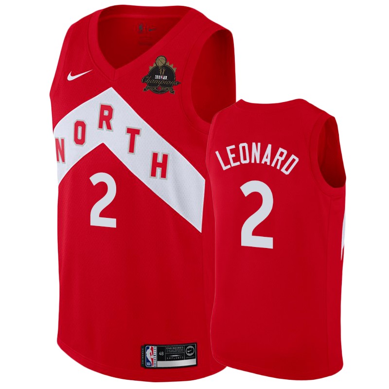Kawhi Leonard Toronto Raptors 2019 Finals Champions Men's Earned Basketball Jersey