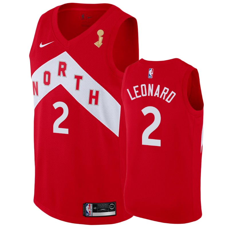 Kawhi Leonard Toronto Raptors 2019 Nba Finals Champions Men's Earned Basketball Jersey