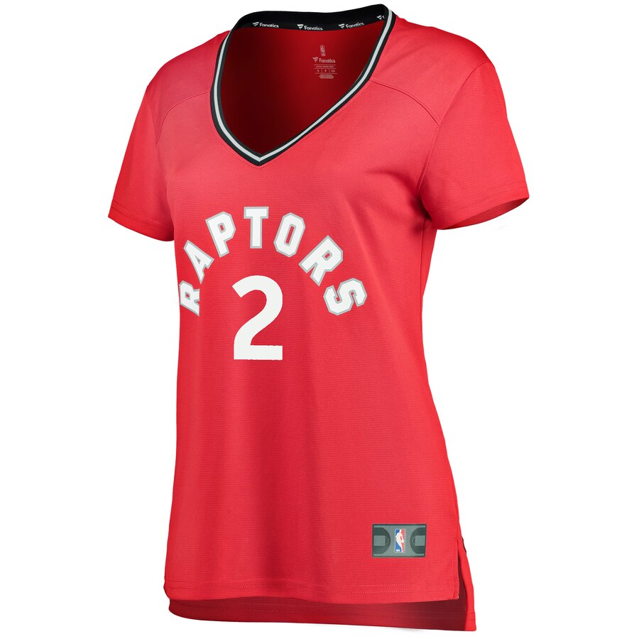Alternative view of Kawhi Leonard Toronto Raptors Fanatics Branded Women's Fast Break Replica Basketball Jersey Red - Icon Edition