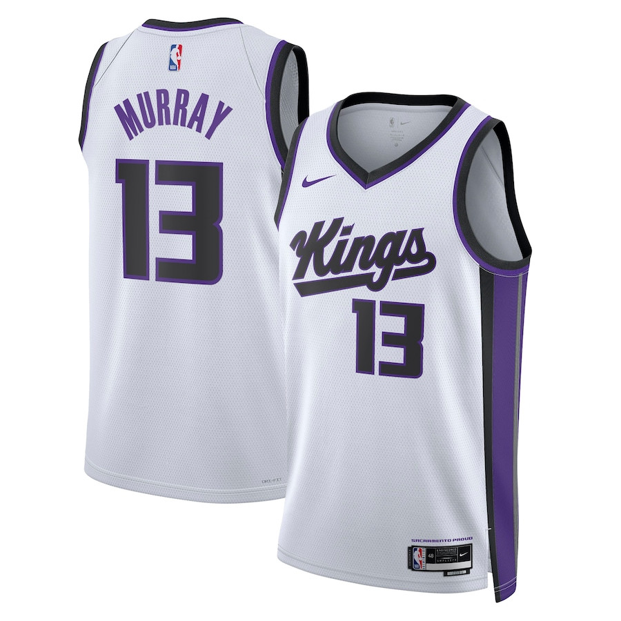 Keegan Murray 13 Sacramento Kings Unisex Swingman Basketball Jersey - Association Edition - White - JS796 