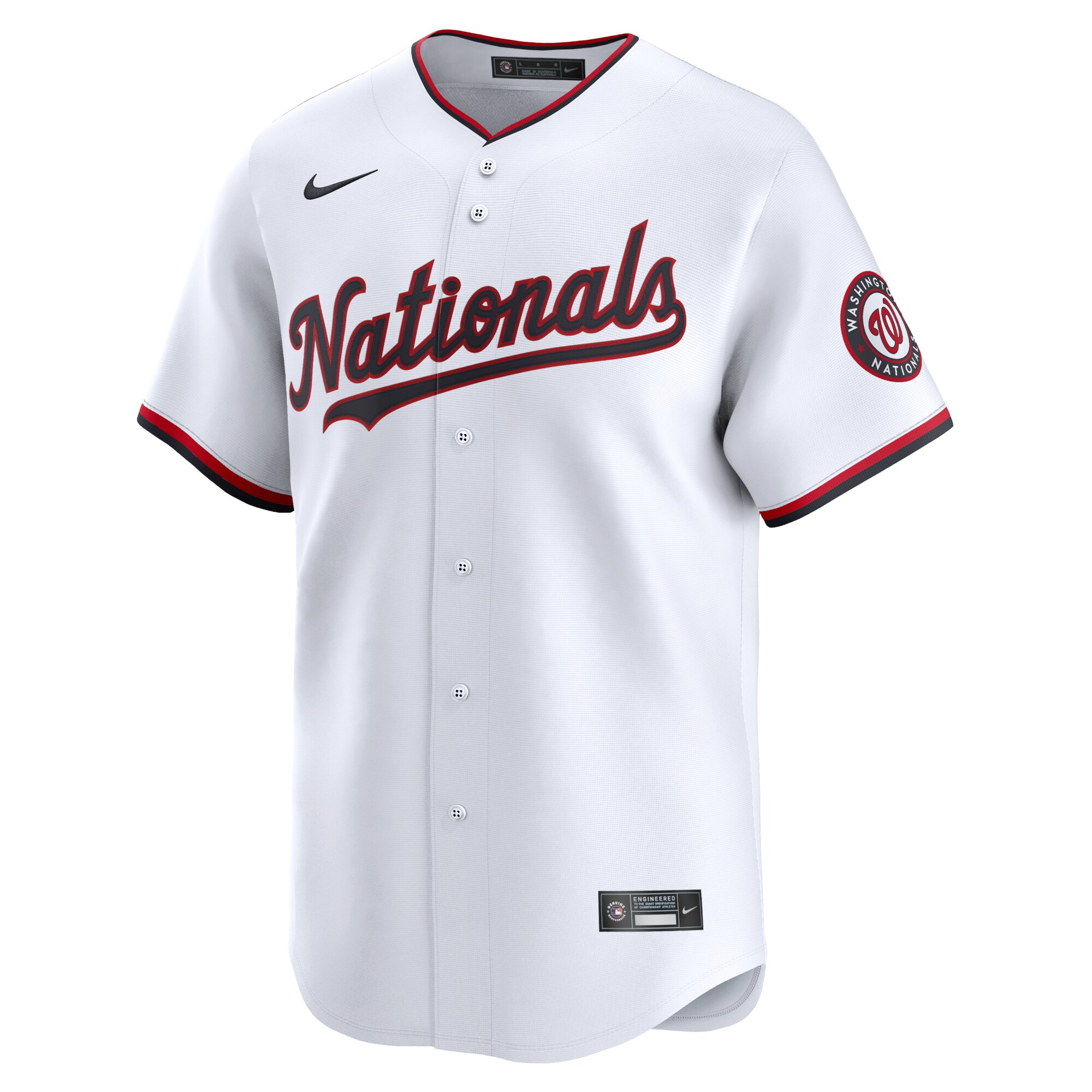 Alternative view of Keibert Ruiz Washington Nationals Home Limited Player Baseball Jersey - White