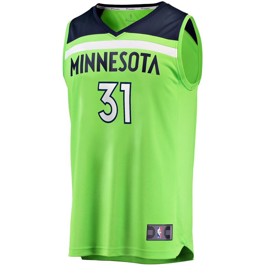 Alternative view of Keita Bates-diop Minnesota Timberwolves Fanatics Branded Fast Break Replica Player Basketball Jersey – Statement Edition – Green