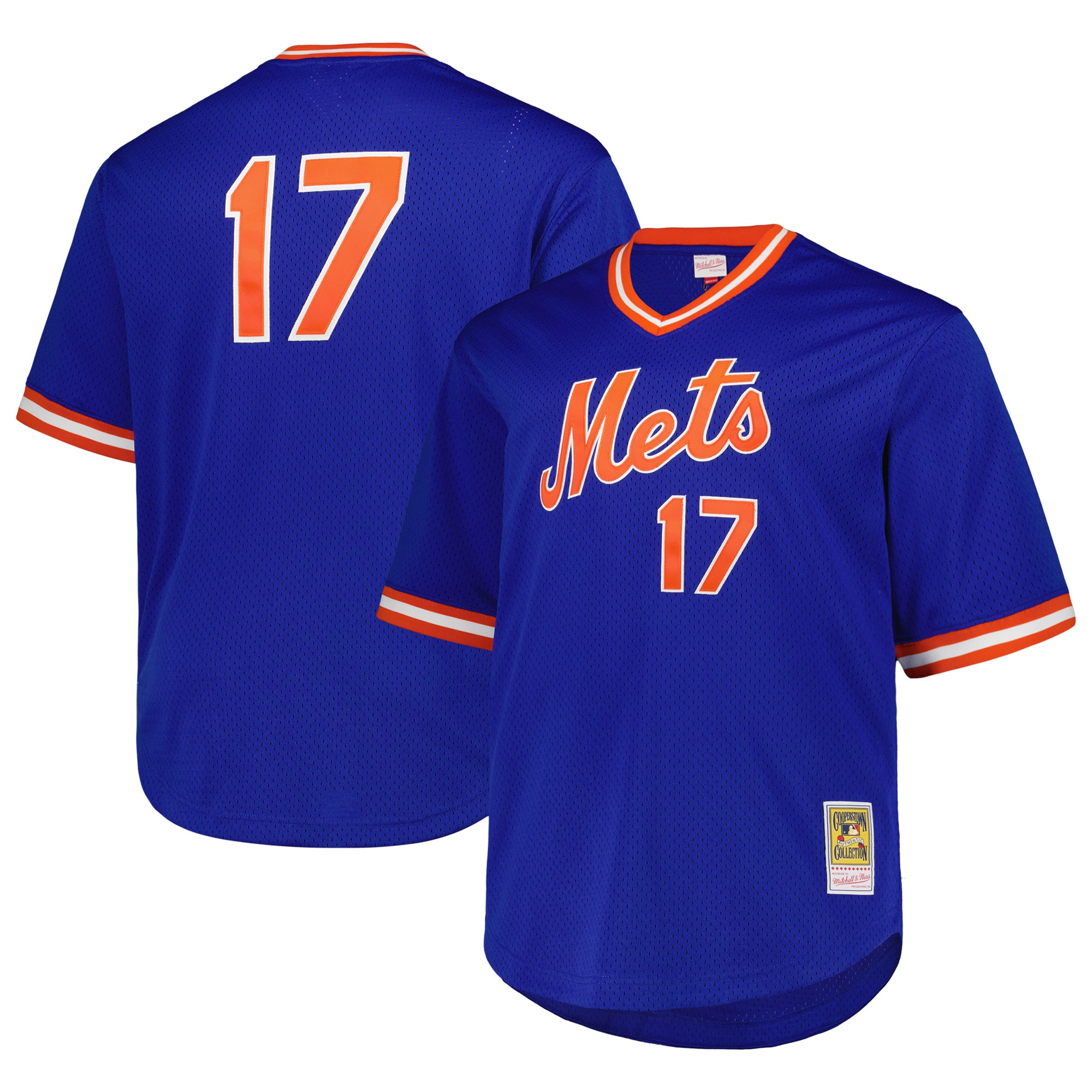 Keith Hernandez New York Mets Mitchell & Ness 1986 Cooperstown Collection Mesh Pullover Baseball Jersey - Royal