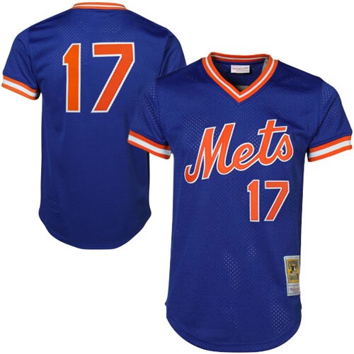 Keith Hernandez New York Mets Mitchell & Ness Cooperstown Mesh Batting Practice Baseball Jersey Royal