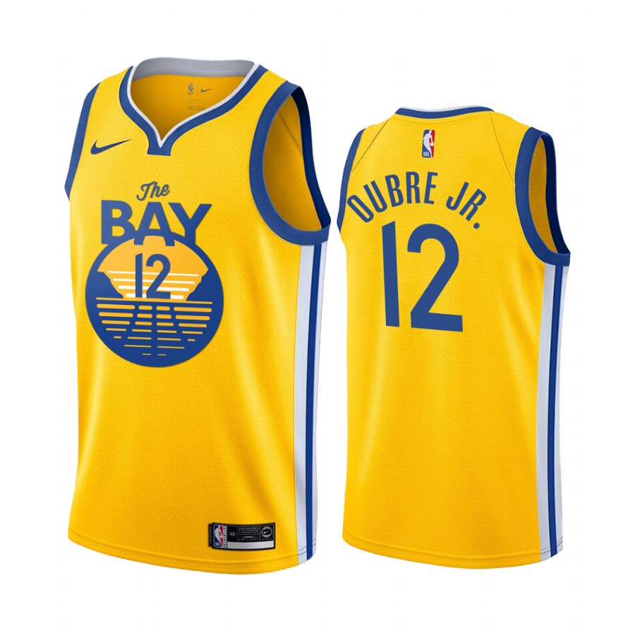 Kelly Oubre Jr. Golden State Warriors 2020-21 Yellow Statement Basketball Jersey 2020 Trade