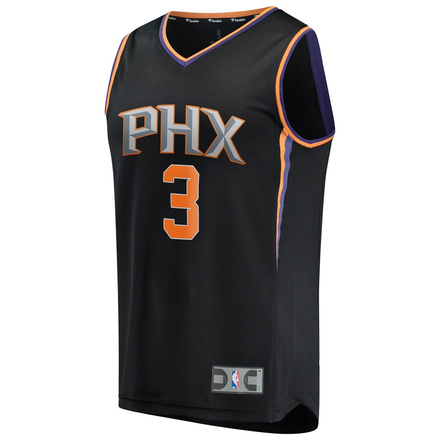 Alternative view of Kelly Oubre Jr. Phoenix Suns Fanatics Branded Youth Fast Break Replica Player Jersey - Statement Edition - Black