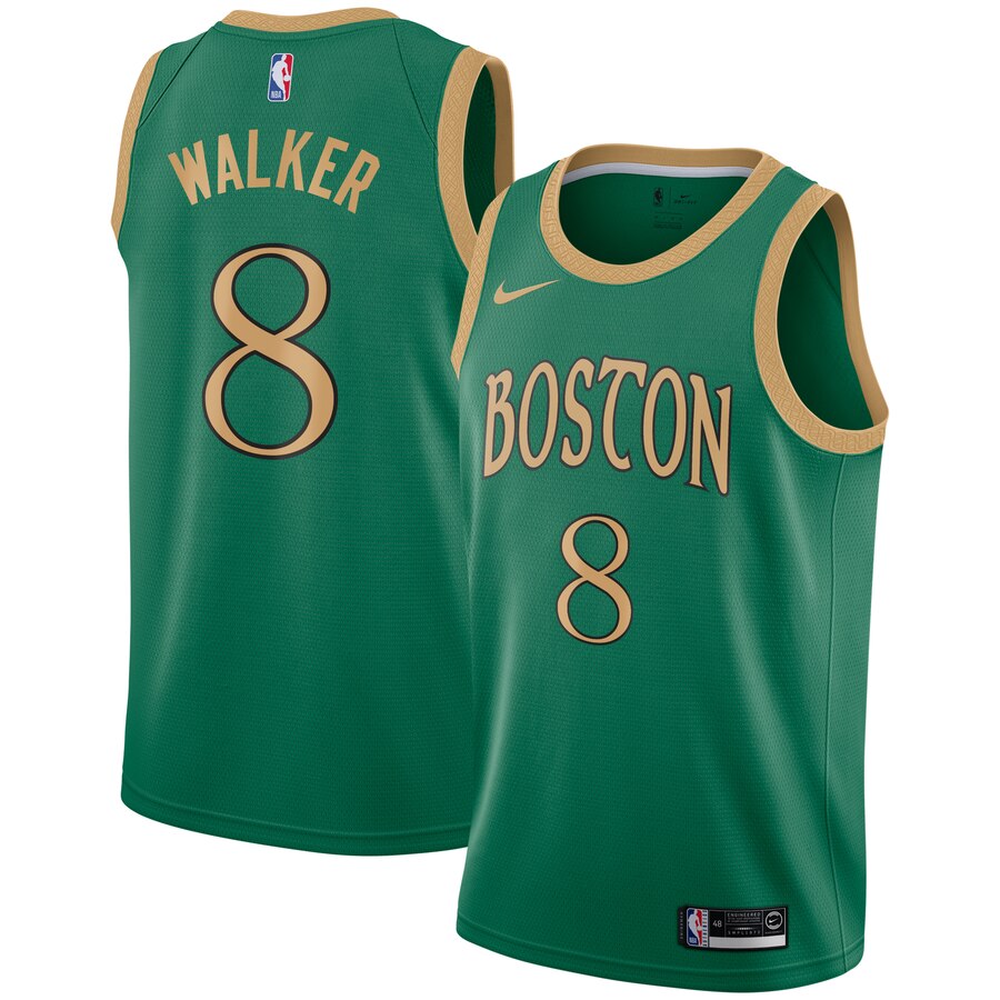 Kemba Walker Boston Celtics 2019/20 Finished Swingman Basketball Jersey Green – City Edition