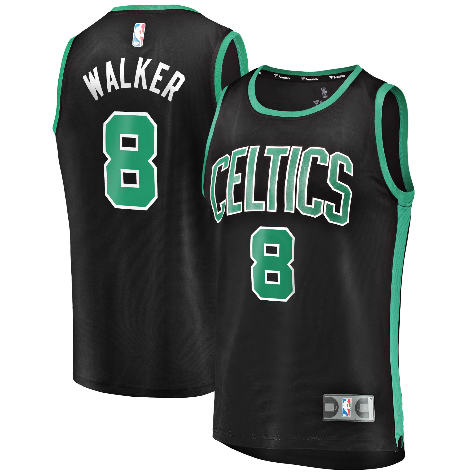Kemba Walker Boston Celtics Fanatics Branded 2019/20 Fast Break Replica Player Basketball Jersey - Statement Edition - Black