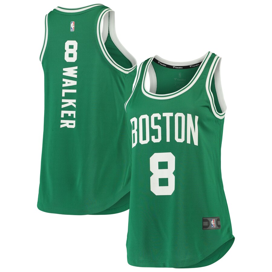 Kemba Walker Boston Celtics Fanatics Branded Women's 2019/20 Fast Break Team Tank Basketball Jersey - Icon Edition - Kelly Green